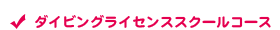 ライセンス取得スクールコース