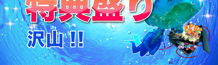 レッドフィンダイビングツアーだけのお得な特典満載のダイビングツアーをご紹介!