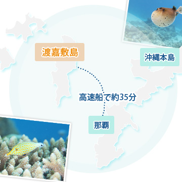 渡嘉敷島MAP